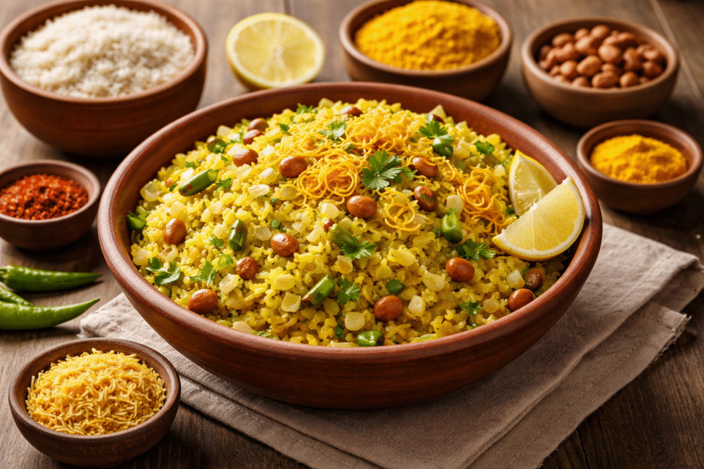 Poha Dishes Recipe